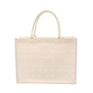 Christian Dior BOOK TOTE canvas bag Ivory White